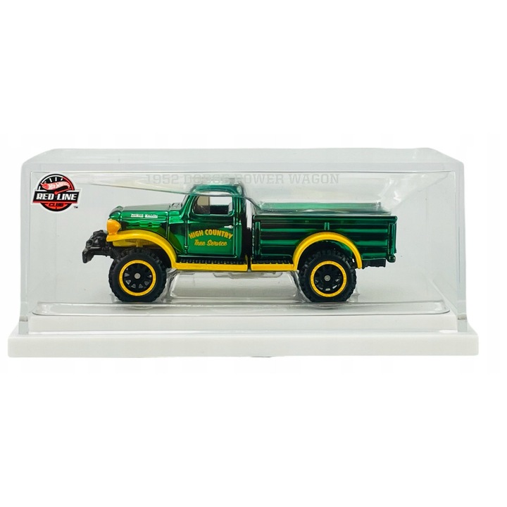 Masinuta die cast Hot Wheels Dodge Power-Wagon 1952, 1:60-1:66, rosu
