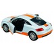 Fém kisautó Audi TT Coupe, Motormax, Gulf kiadás, 16,5x8cm, kék