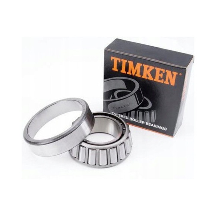 Timken kúpgörgős csapágy, 30x64,3mm, tömítés nélkül, 1 soros, acél