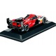 Bburago Porsche 963 fém kisautó 1:43, piros, 10cm