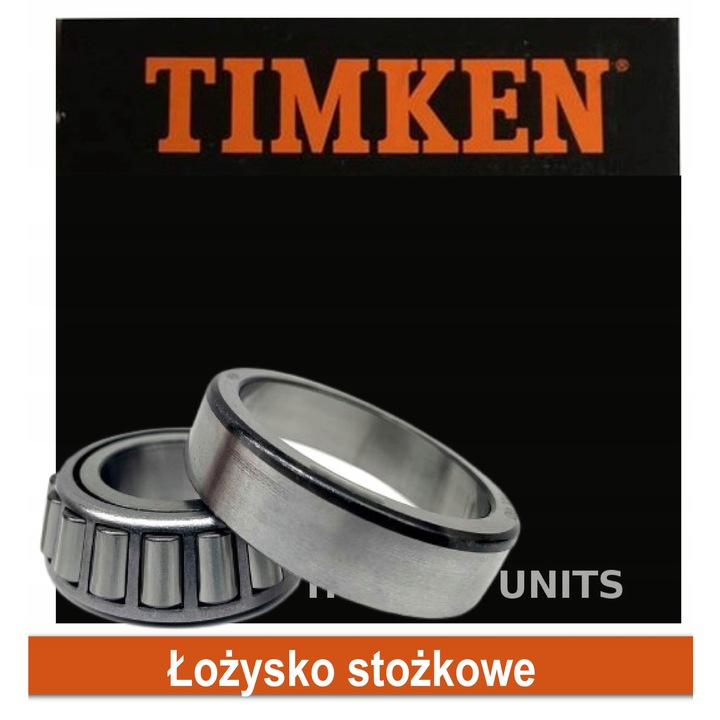 Loasa conica 32210 Timken 50x90mm, komplett készlet, P0/PN tűrés, -30 és +120°C közötti hőmérséklet
