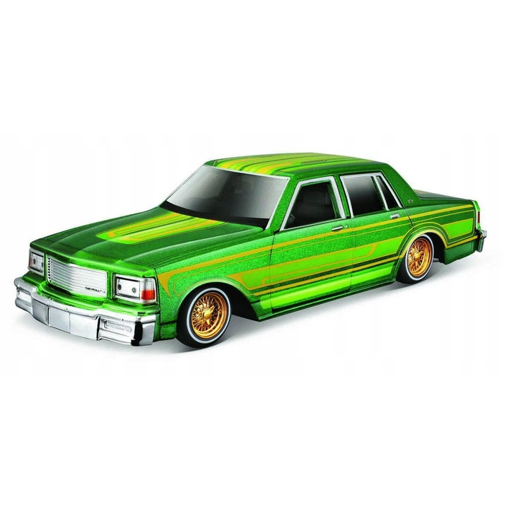 Fém autó 1987 Chevrolet Caprice, Maisto, 1:24, zöld, 20x7cm