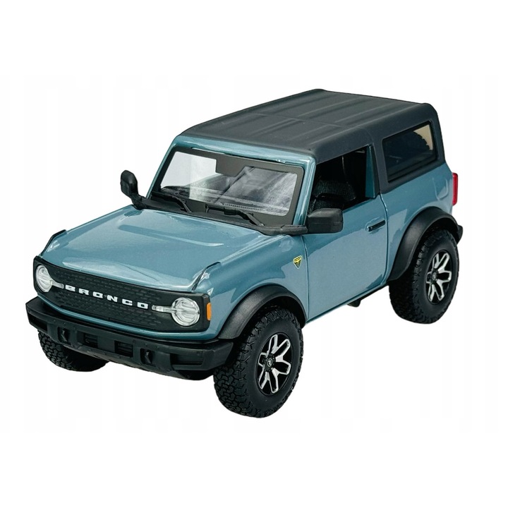 Maisto Ford Bronco Badlands 2021 modellautó, szürke, 1:24, 17x8cm