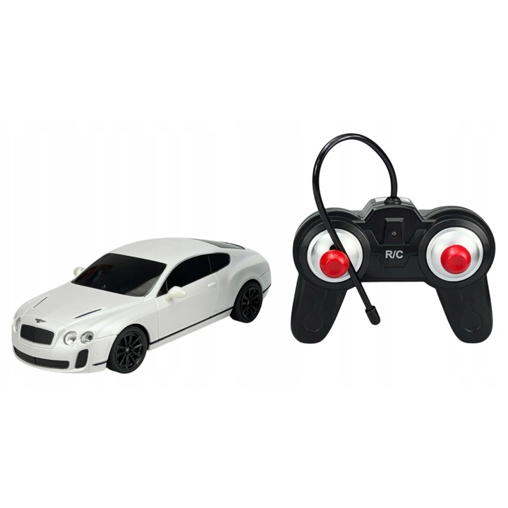 Bentley Continental Supersports Alloy autó 1:24, fehér, távirányítós