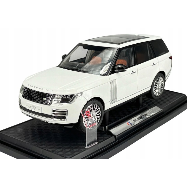 Masinuta Alloy Land Rover Range Rover 50th Anniversary Edition, fehér, 1:18