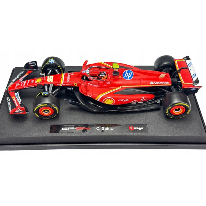 Bburago Ferrari F1 SF-24 #55 Sainz 1:18 modellautó