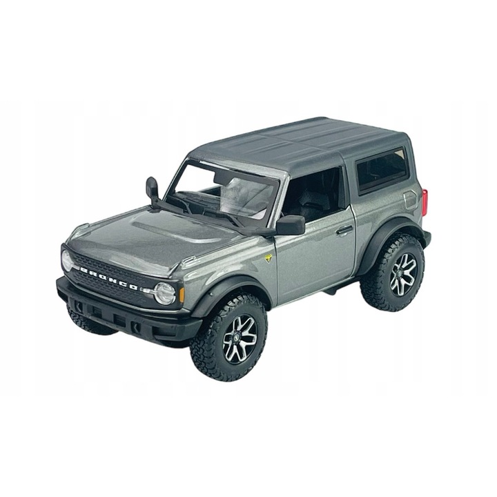 Maisto Ford Bronco Badlands 2021, 1/24, fém/műanyag, szürke