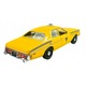 Autómodell, GreenLight, 1978 Dodge Monaco, 1:24, sárga, 22x8cm