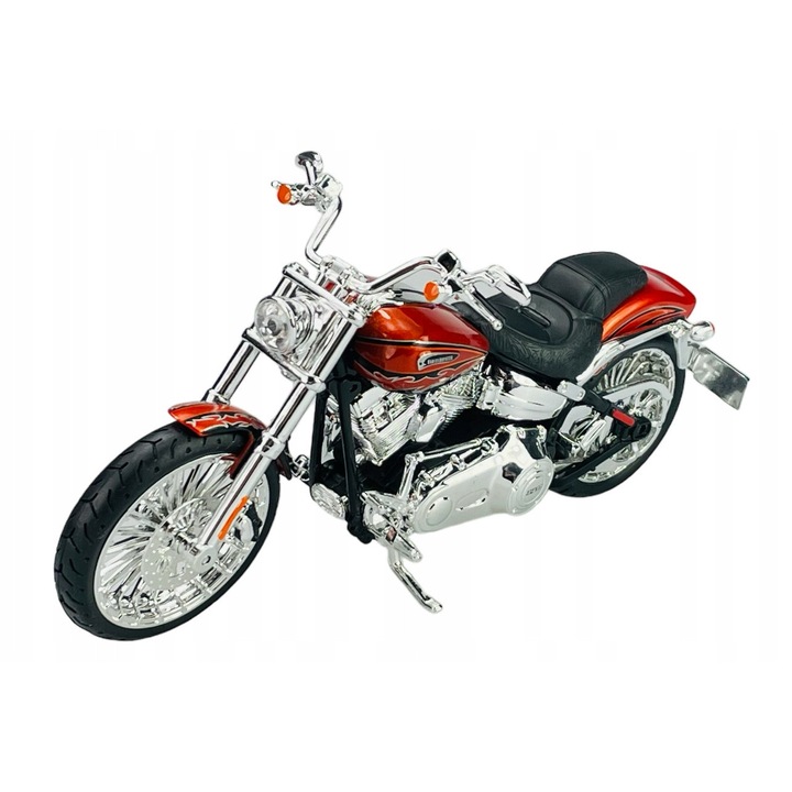 Motorkerékpár modell, CVO Breakout, Maisto, 1:12, 18cm