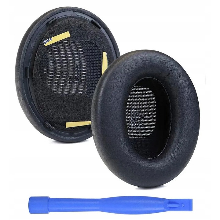 Nausnici pentru casti BOSE QC ULTRA, piele naturala de oaie, negru, set