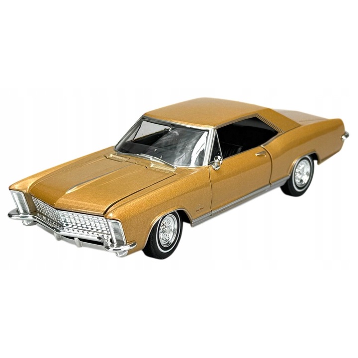 Welly 1965 Buick Riviera Gran Sport autómodell, fém, 1:24
