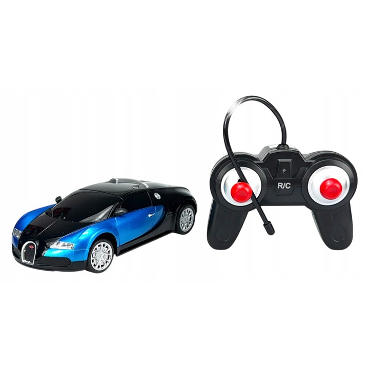 Bugatti Veyron 16.4 Grand Sport R/C 1:24 ötvözet autó, kék