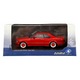 Fém autómodell 1:43, Mercedes-Benz 560 SEC AMG, piros, 10,5x4,5x3,5cm, Solido