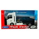 MAN TGX XXL modellautó, Welly, fehér/fekete, 18x7.5x12.2cm, gyűjtőknek