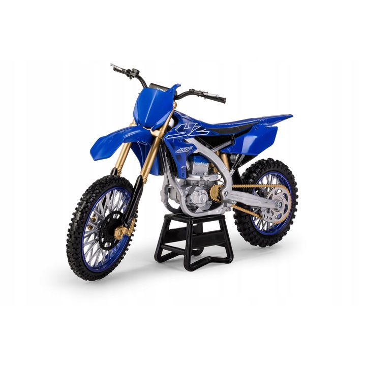 New Ray Yamaha YZ-450F modellautó, 1:12, kék, új modell