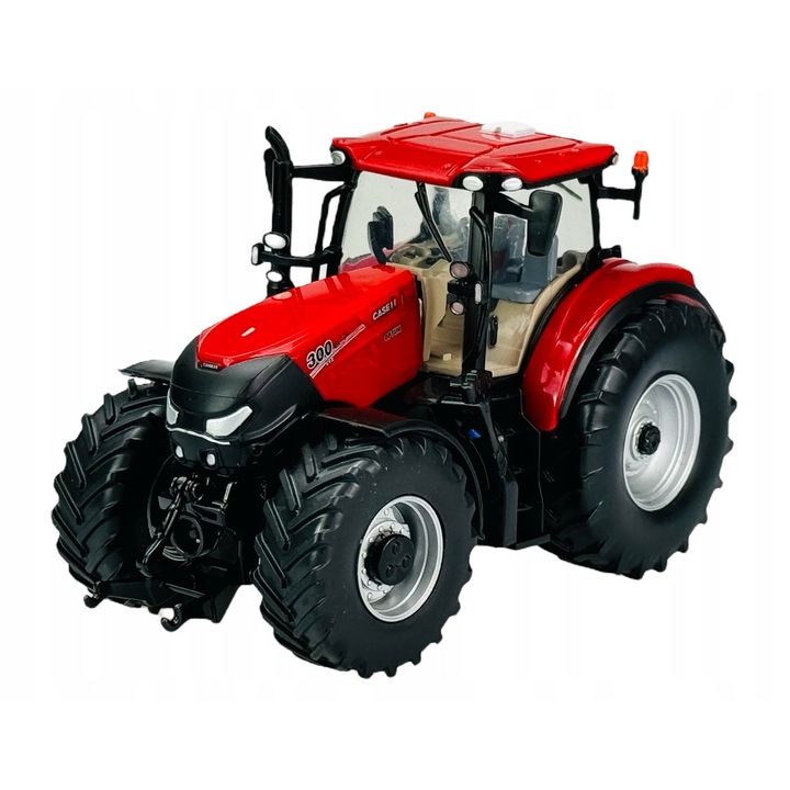 Трактор метален CASE IH OPTUM 300 CVX червен 16x9см, 1:32, TOMY BRITAINS