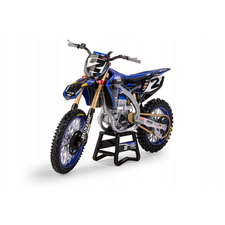 Motorkerékpár New Ray, Yamaha YZ450F #2 Webb, 17cm, új modell, 1:12