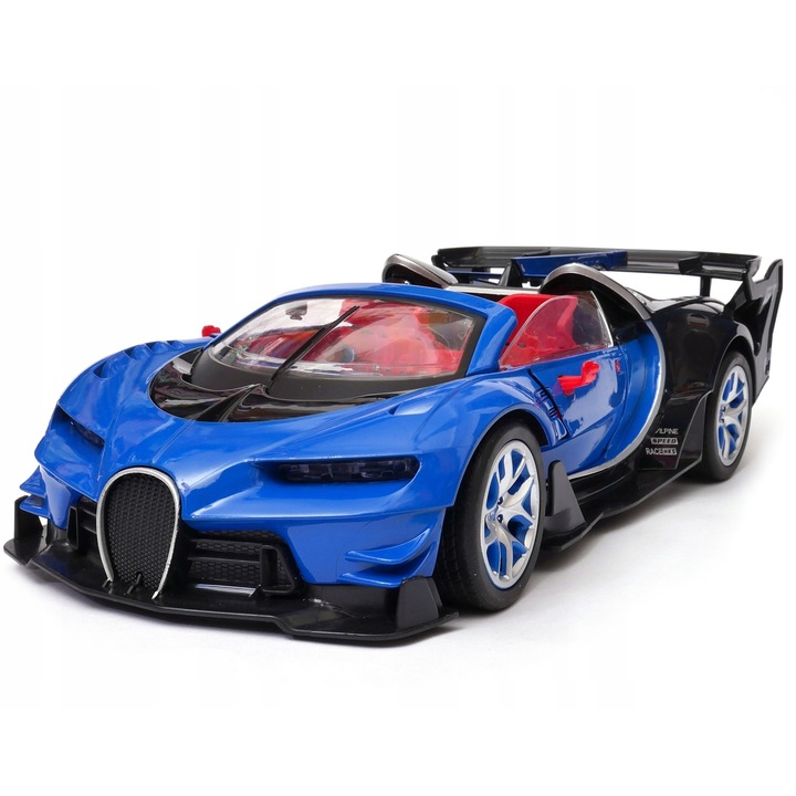 Masinuta Dromader 1:14 cu usi deschise, telecomanda, 30cm, alimentare cu acumulatori