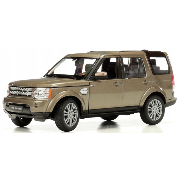 Gyűjtői autó Land Rover Discovery 4, Dromader, 1:24, barna színű, 19,5x7,5x7,5cm