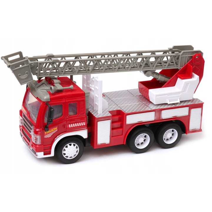 Masinuta RC Dromader, camion de pompieri, 30cm, alimentare cu acumulator 3,6V, antena interna