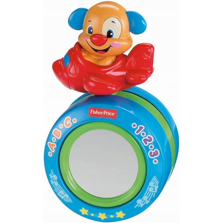 Jucarie interactiva Fisher-Price Szczeniaczek Kiwaczek, multicolor, 25 melodii, pentru bebelusi