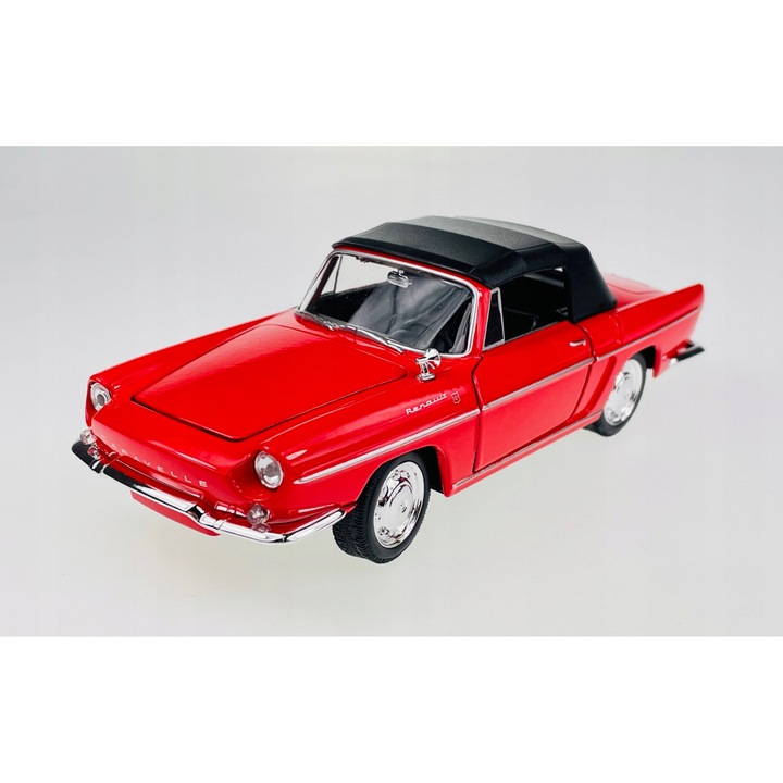 Renault Caravelle modellautó, Welly, 1:24, piros, 18x6.5x5.5cm