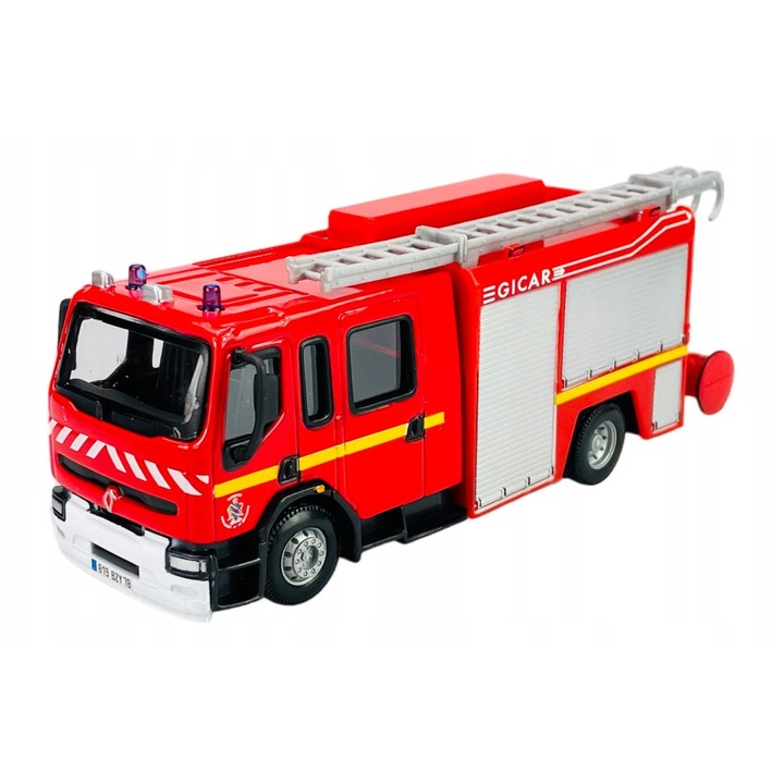 Masinuta metalica Bburago Renault Premium 1:50, 16cm, set de urgenta