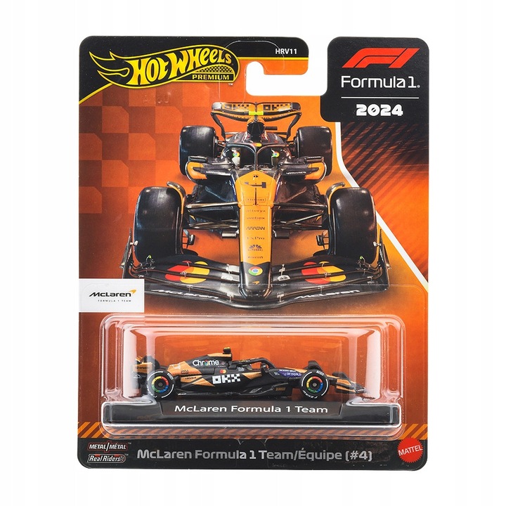 Masinuta, Hot Wheels, McLaren Formula 1 Team MCL38 #4 Norris, 1:64