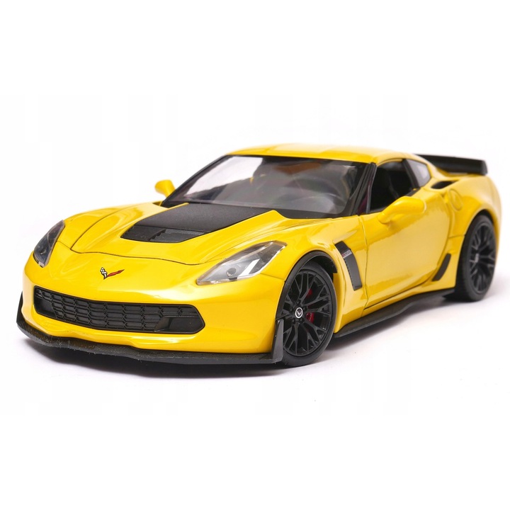 Modell fém Chevrolet Corvette Z06 2017, Welly, 11.5x4.5x3.5cm
