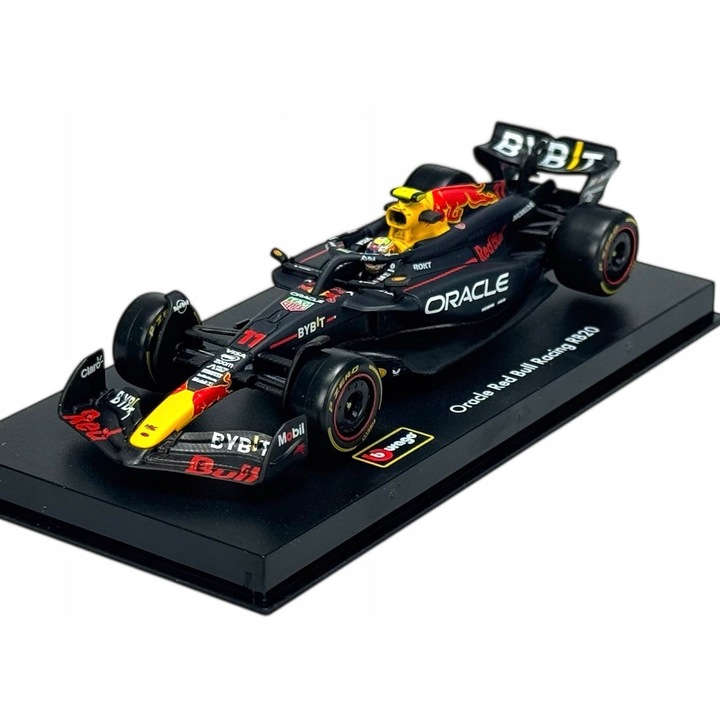 Bolid Formula 1 Red Bull RB20, Max Verstappen, 1/43, Oracle Red Bull Racing, metal/plastik/guma, cu gablota