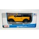 Maisto fém modell 2021, Ford Bronco Badlands, 1:24, narancssárga, 18x9x7,5cm