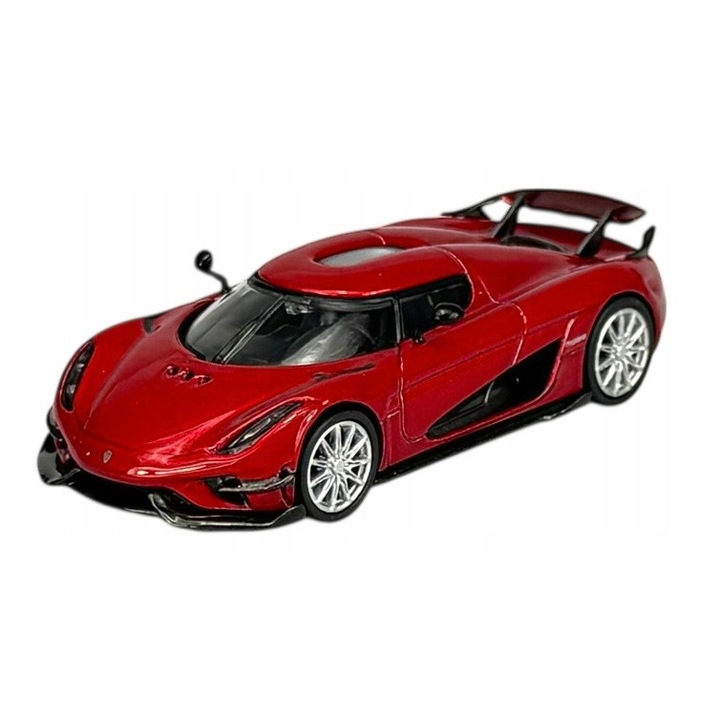 Masinuta TARMAC Koenigsegg Regera, piros metál, 1:64