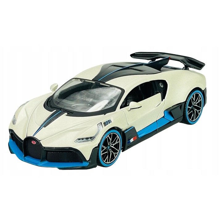 Maisto Bugatti Divo 2018 fém modell, 1:24, fehér, doboz szett 23x11.5x10.5cm