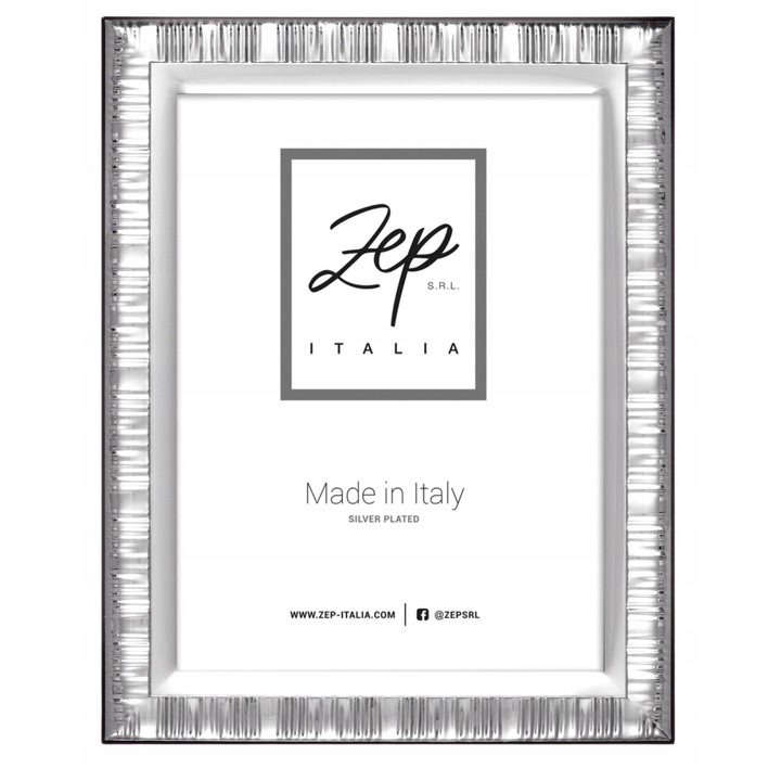 Rama foto Zep 13x18cm metalica argintie, design elegant, pentru un singur tablou