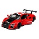 Kisautó, MSZ, Audi R8 LMS, fém, piros, 1:24