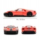 Jada Toys Ford GT 2017 autómodell, 1:24, fém, narancssárga