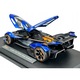 Lamborghini V12 Vision Gran Turismo modellautó, 1:18, kék, 24x10cm