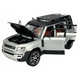Fém autó LAND ROVER DEFENDER, Alloy, 1:24, ezüst, 21x9x9cm