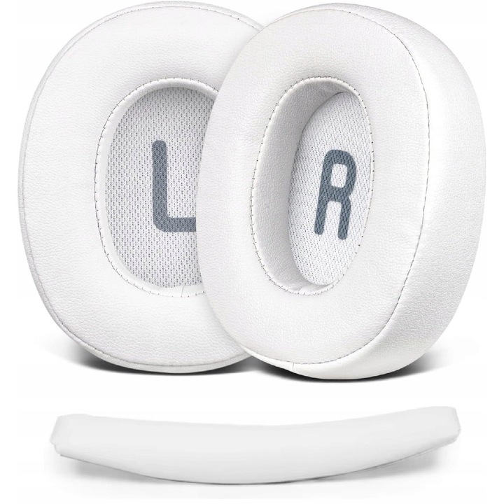 Set nausnici si guma pentru JBL TUNE 700BT 710BT 720BT 750BT, alb