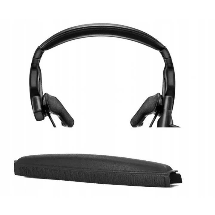 Gabca de schimb pentru casti BOSE AVIATION PROFLIGHT 1, neagra, din piele proteinata, set