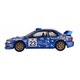 Mini GT Subaru Impreza WRC99 1:64, fém replika, kék szín, méretek 7,5cm