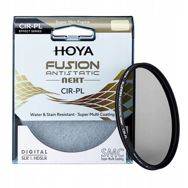 Filtru polarizator Hoya Fusion Antistatic Next 58mm, antistatic, 18 straturi, set