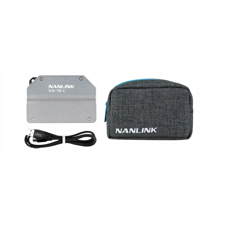 Transmitator wireless Nanlink WS-TB1, Bluetooth si 2,4 GHz, 107x73x44,5mm, 170g