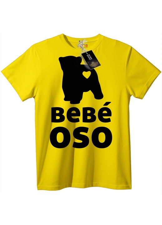 Póló, maci, Sárga