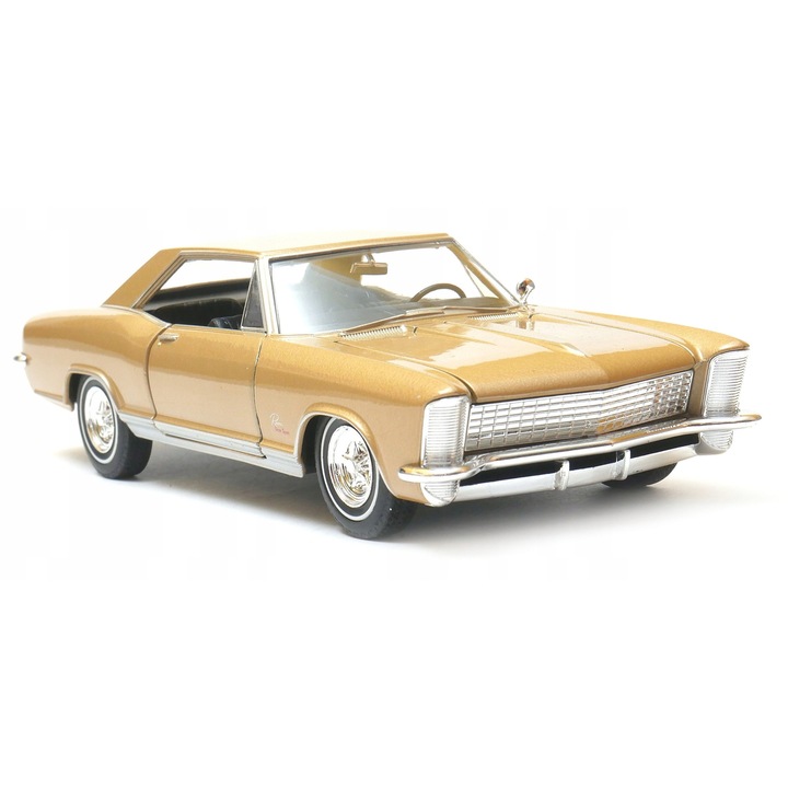 Automacheta Buick Riviera Gran Sport 1965, Welly, fém/műanyag, 19,5x9x6,5cm