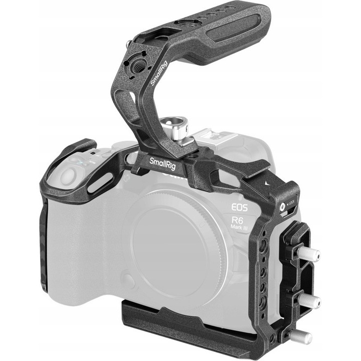 Комплект Klatca Black Mamba за Canon EOS R6 Mark III / R6 Mark II, с дръжки и HDMI & USB-C скоби