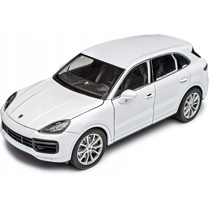 Porsche Cayenne Turbo модел 1:24 WELLY Nex бял