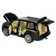 Fém autómodell Alloy Toyota Land Cruiser 5700, 1:24, fekete, 21x10x8,5cm, fényekkel és hangokkal