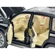 Fém autómodell Alloy Toyota Land Cruiser 5700, 1:24, fekete, 21x10x8,5cm, fényekkel és hangokkal