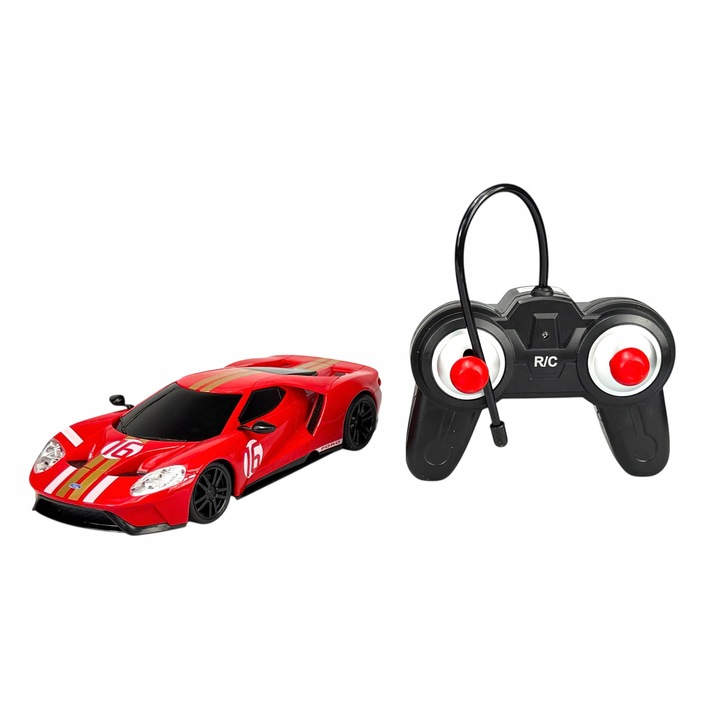 Masinuta Alloy Ford GT Heritage Edition, piros, 1:24